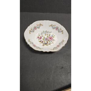 Vintage Royal Standard Mandarin Bone China Bowl Floral England Gold Trim
